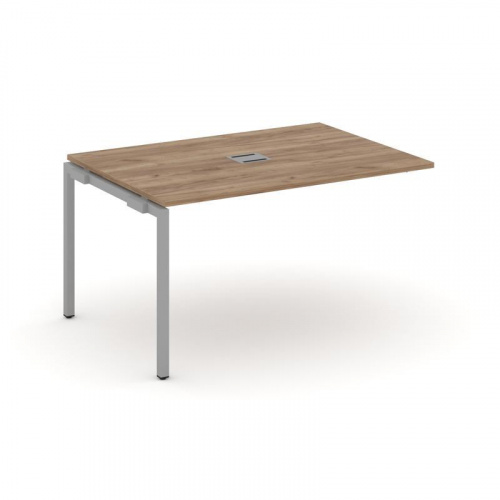 Style Project Проходной наб. элем. перег. стола SN-4P.NSPRG-002 Белый/Металл Серый 1180*980*750