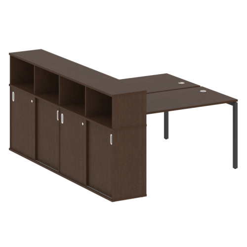 Бенч-система с шкафом-купе на П-обр. м/к Metal System Quattro 40БП.РС-СШК-4.3 фото 9 Бенч-система с шкафом-купе на П-обр. м/к Metal System Quattro 40БП.РС-СШК-4.3 фото 9