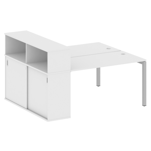 Бенч-система с шкафом-купе на П-обр. м/к Metal System Quattro 50БП.РС-СШК-2.3 фото 7 Бенч-система с шкафом-купе на П-обр. м/к Metal System Quattro 50БП.РС-СШК-2.3 фото 7