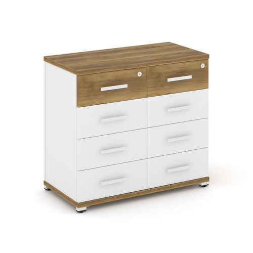 Тумба приставная c 8 ящиками Concept CN.TSP-013 W