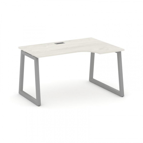 Style Project Стол рабочий эргоном. SN-5T1.SPA-001(R) Акация Лорка/Металл Антрацит/Заглушка Пластик фото 12