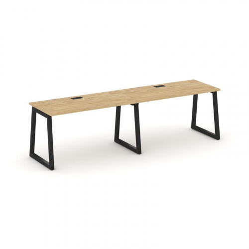 Style Project Рабочая станция 1 сторон. SN-5T1.ORS-024 Акация Лорка/Металл Антрацит/Заглушка Пластик