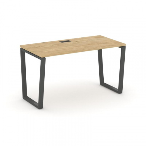 Style Project Стол письменный SN-6T2.SP-014 Акация Лорка/Металл Антрацит/Заглушка Пластик Черный 158 фото 22