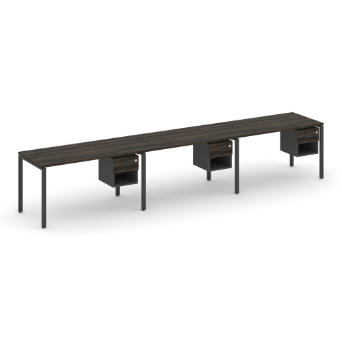 Бенч-система на 3 места с подвесными тумбами Concept CN.ORS-139 фото 3 Бенч-система на 3 места с подвесными тумбами Concept CN.ORS-139 фото 3