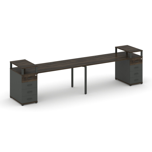 Бенч-система на 2 места с 2 опорными тумбами Concept CN.ORS-425 фото 3 Бенч-система на 2 места с 2 опорными тумбами Concept CN.ORS-425 фото 3