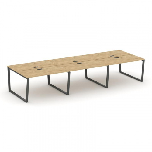 Style Project Рабочая станция 2-х сторон. SN-6T2.DRS-063 Акация Лорка/Металл Антрацит/Заглушка Пласт фото 22