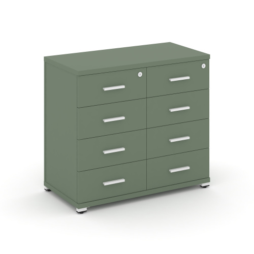 Тумба приставная c 8 ящиками Concept CN.TSP-013 W Тумба приставная c 8 ящиками Concept CN.TSP-013 W