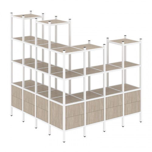 Стеллаж офисный угловой Loft VR.L-55 фото 6 Стеллаж офисный угловой Loft VR.L-55 фото 6