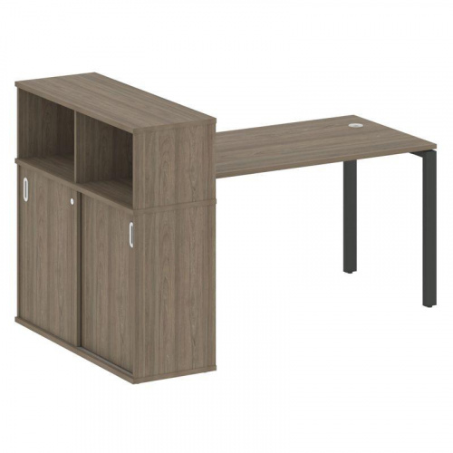 Стол письменный с шкафом-купе на П-обр. м/к Metal System БП.РС-СШК-3.3 фото 3 Стол письменный с шкафом-купе на П-обр. м/к Metal System БП.РС-СШК-3.3 фото 3