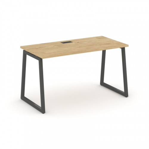 Style Project Стол письменный SN-4T1.SP-011 Акация Лорка/Металл Антрацит/Заглушка Пластик Черный 980 фото 11