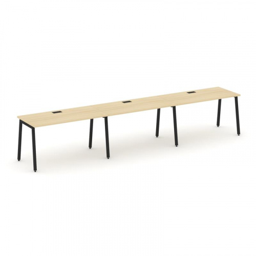 Style Project Рабочая станция 1 сторон. SN-4A.ORS-033 Дуб Табак/Металл Белый 4140*600*750 фото 6