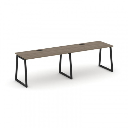 Style Project Рабочая станция 1 сторон. SN-4T1.ORS-002 Акация Лорка/Металл Антрацит/Заглушка Пластик фото 7