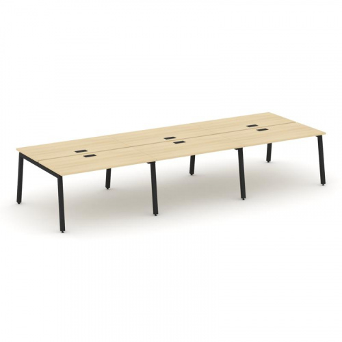 Style Project Рабочая станция 2-х сторон. SN-5A.DRS-063 Дуб Табак/Металл Антрацит 4140*1232*750