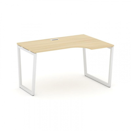 Style Project Стол рабочий эргоном. SN-4T2.SPA-002(R) Акация Лорка/Металл Антрацит/Заглушка Пластик фото 21