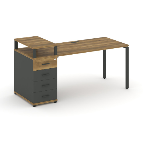 Стол офисный с опорной тумбой Concept CN.SP-409 Стол офисный с опорной тумбой Concept CN.SP-409