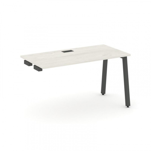 Style Project Стол-приставка к опор. элем. SN-5A.OPRS-013 Дуб Табак/Металл Белый 1380*700*750 фото 20