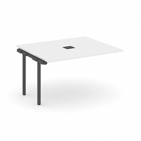 Style Project Проходной наб. элем. перег. стола SN-4P.NSPRG-032 Белый/Металл Антрацит 1180*1180*750