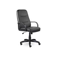 Кресло руководителя Пилот (Пластик) (Кожзаменитель)