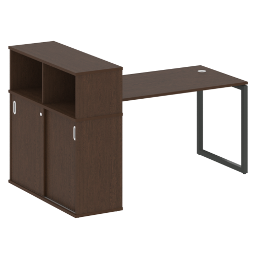 Стол офисный с шкафом-купе на О-обр. м/к Metal System Quattro 40БО.РС-СШК-3.3 фото 11