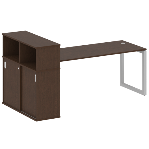 Стол офисный с шкафом-купе на О-обр. м/к Metal System Quattro 50БО.РС-СШК-3.5 фото 7