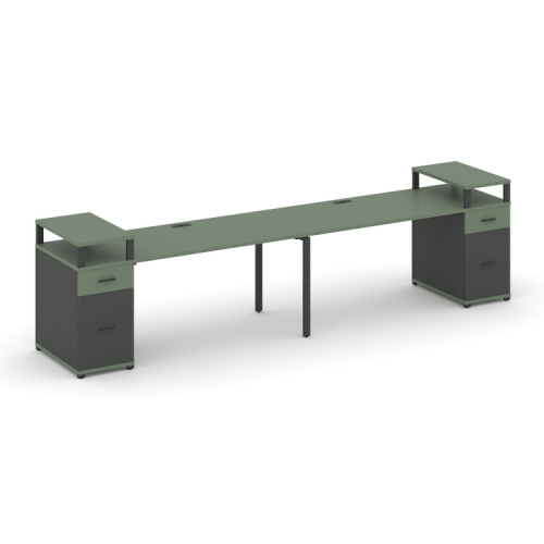 Бенч-система на 2 места с 2 опорными тумбами Concept CN.ORS-430 фото 2 Бенч-система на 2 места с 2 опорными тумбами Concept CN.ORS-430 фото 2