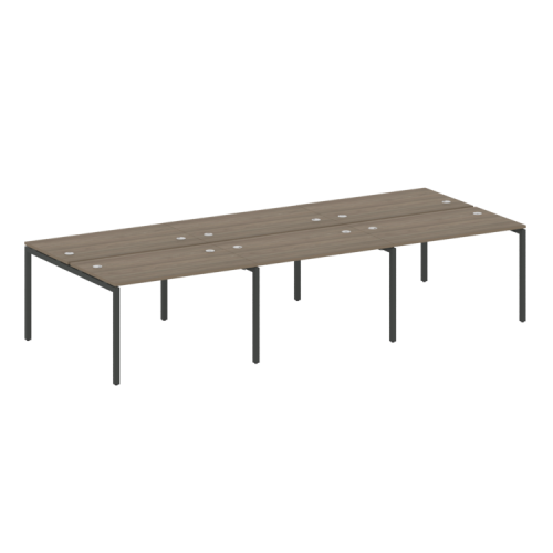 Бенч-система на 6 рабочих мест на П-обр. м/к Metal System Quattro 40БП.СМ-6.2 фото 2 Бенч-система на 6 рабочих мест на П-обр. м/к Metal System Quattro 40БП.СМ-6.2 фото 2