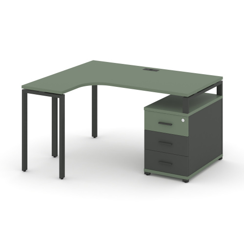 Стол эргономичный с опорной тумбой Concept CN.SA-303(L)