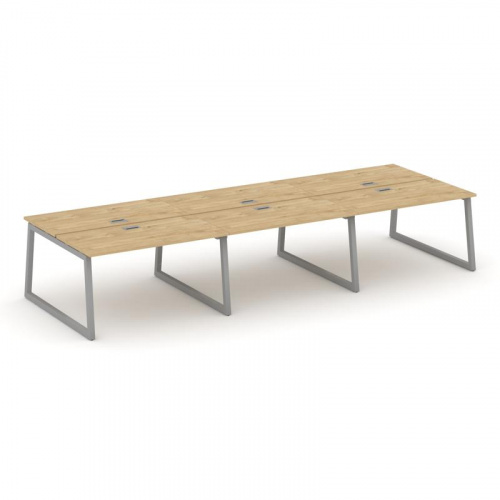 Style Project Рабочая станция 2-х сторон. SN-5T1.DRS-061 Акация Лорка/Металл Антрацит/Заглушка Пласт фото 2