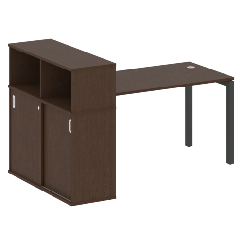 Стол офисный с шкафом-купе на П-обр. м/к Metal System Quattro 50БП.РС-СШК-3.3 фото 13 Стол офисный с шкафом-купе на П-обр. м/к Metal System Quattro 50БП.РС-СШК-3.3 фото 13