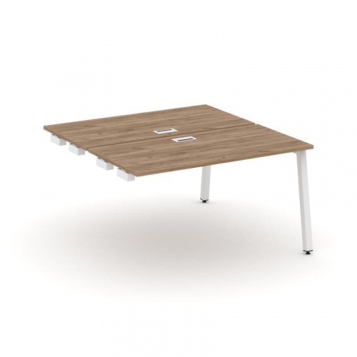 Style Project Стол-приставка к опор. элем. SN-5A.DPRS-003 Дуб Табак/Металл Белый 1380*1232*750 фото 28