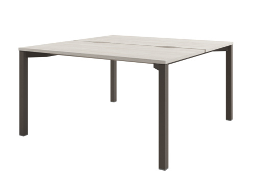 Стол тандем на металлокаркасе D-41