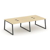 Style Project Рабочая станция 2-х сторон. SN-6T1.DRS-034 Акация Лорка/Металл Антрацит/Заглушка Пласт