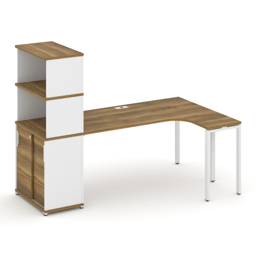 Стол эргономичный с опорным шкафом-купе Concept CN.SA-222(R) Стол эргономичный с опорным шкафом-купе Concept CN.SA-222(R)