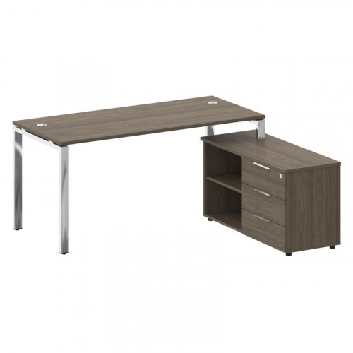 Стол руководителя с тумбой Metal System Direct БГ.СРТ-4.7 (R) Стол руководителя с тумбой Metal System Direct БГ.СРТ-4.7 (R)