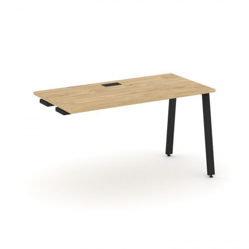 Style Project Стол-приставка к опор. элем. SN-6A.OPRS-013 Дуб Табак/Металл Белый 1380*700*750 фото 10