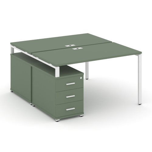 Бенч-система на 2 места с опорной тумбой Concept CN.DRS-301 Бенч-система на 2 места с опорной тумбой Concept CN.DRS-301