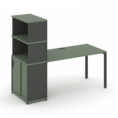 Стол офисный с опорным шкафом-купе Concept CN.SP-244