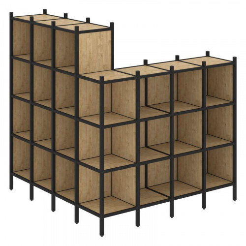 Стеллаж офисный угловой Loft VR.L-60 фото 2 Стеллаж офисный угловой Loft VR.L-60 фото 2