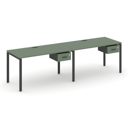 Бенч-система на 2 места с подвесными тумбами Concept CN.ORS-109 фото 2 Бенч-система на 2 места с подвесными тумбами Concept CN.ORS-109 фото 2