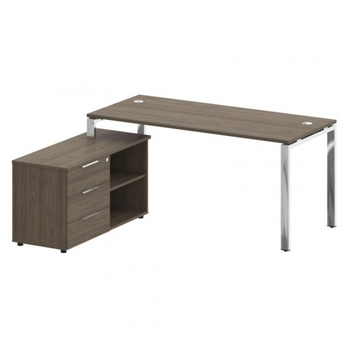 Стол руководителя с тумбой Metal System Direct БГ.СРТ-4.7 (L) Стол руководителя с тумбой Metal System Direct БГ.СРТ-4.7 (L)