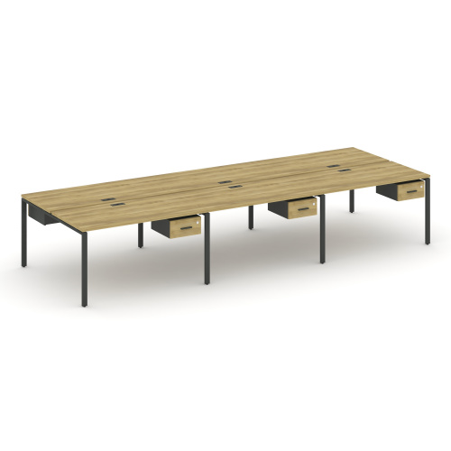 Бенч-система на 6 мест с подвесными тумбами Concept CN.DRS-151 фото 4 Бенч-система на 6 мест с подвесными тумбами Concept CN.DRS-151 фото 4