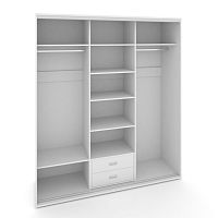 Корпус 3-х секционного шкафа высокого L=2369мм Maris SH.K3-6.1 K1