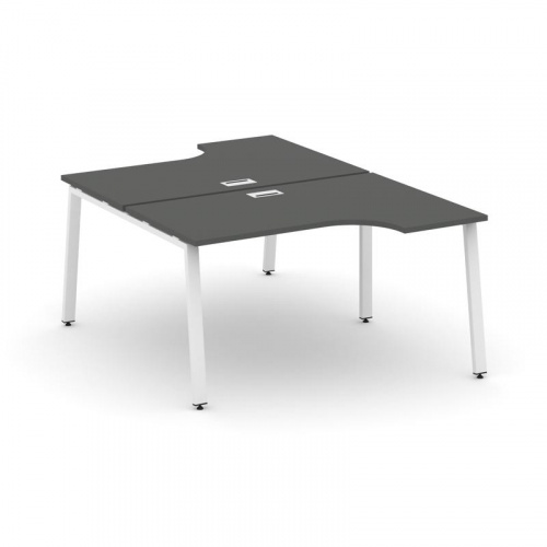 Style Project Рабочая станция эргоном. SN-6A.DRPA-011 Дуб Наварра/Металл Антрацит 1380*1432/1992*750 фото 15