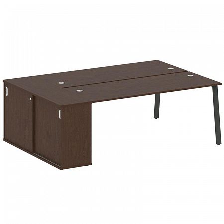 Бенч-система с шкафом-купе на А-обр. м/к Metal System БА.РС-СШК-1.5