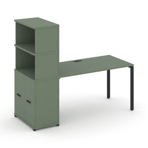 Стол офисный с опорным распашным шкафом Concept CN.SP-230 Стол офисный с опорным распашным шкафом Concept CN.SP-230
