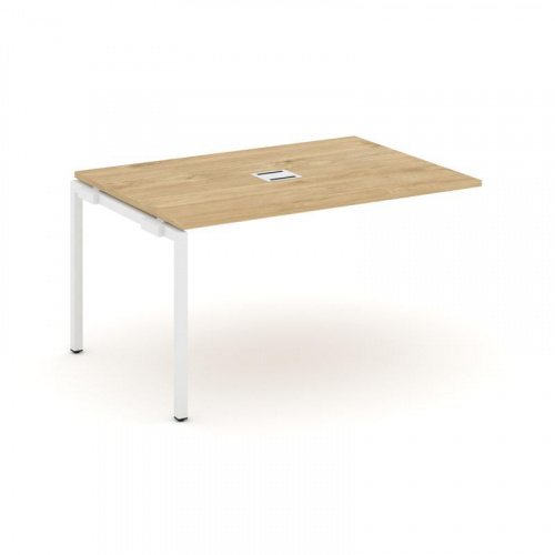 Style Project Проходной наб. элем. перег. стола SN-4P.NSPRG-002 Белый/Металл Серый 1180*980*750 фото 3