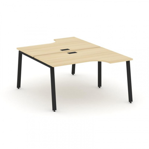 Style Project Рабочая станция эргоном. SN-6A.DRPA-011 Дуб Наварра/Металл Антрацит 1380*1432/1992*750 фото 5