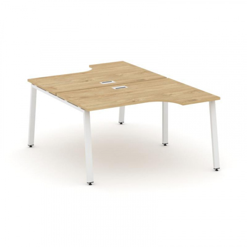 Style Project Рабочая станция эргоном. SN-6A.DRPA-011 Дуб Наварра/Металл Антрацит 1380*1432/1992*750 фото 24