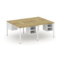 Бенч-система на 4 места с подвесными тумбами Concept CN.DRS-125