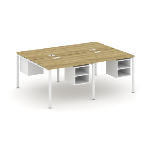 Бенч-система на 4 места с подвесными тумбами Concept CN.DRS-125 фото 9